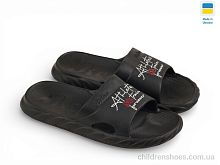 Шлепки DS68 чорний Rai shoes / p. 36-41 / 8пар