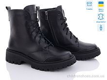 Ботинки 7068-4 чорний A.N.I.One / p. 36-40 / 6пар