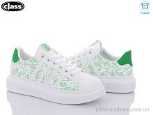 Кроссовки SS1853 white-green Wei Wei-Class / p. 36-41 / 8пар