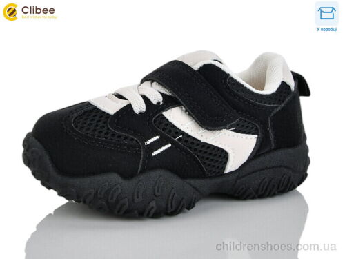 Кроссовки LA1198-4 black-white Clibee-Apawwa / p. 21-26 / 6пар