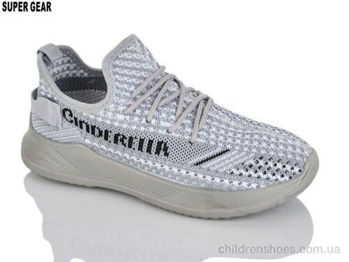 Кроссовки 03-1377 grey Super Gear / p. 31-36 / 12пар