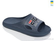 Шлепки N79/41 синій філа Lot Shoes / p. 41-45 / 6пар