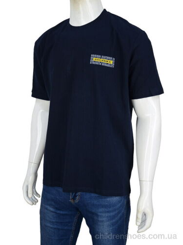 Футболка 3188-10 navy Мир / p. 3XL-6XL / 4пар