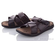 Шлепки Demur MKB6118 black-brown Шлепки