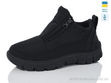 Ботинки 316 чорний Inblue / p. 36-41 / 6пар