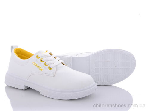 Туфли 169-13 white-yellow Violeta / p. 36-41 / 8пар