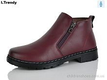 Ботинки BK61 bordo Trendy / p. 36-41 / 8пар