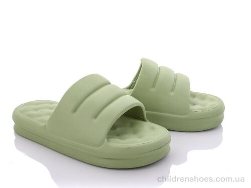 Шлепки W404 green Violeta / p. 36-41 / 8пар