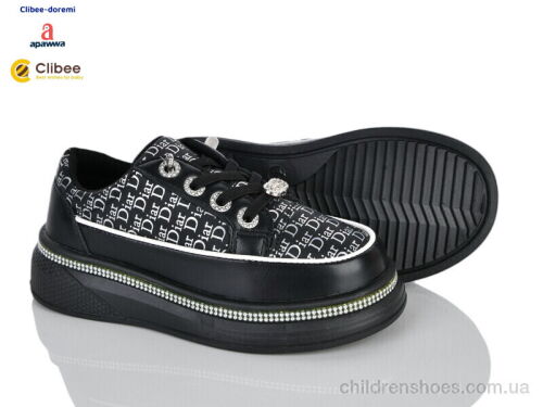 Кроссовки ABC2220 black Clibee-Doremi / p. 31-36 / 8пар