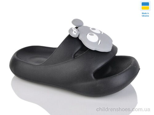 Шлепки N335 чорний Lot Shoes / p. 24-31 / 8пар