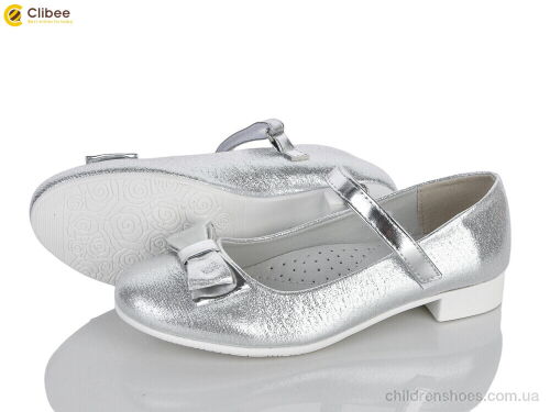 Туфли D86 silver Clibee / p. 32-37 / 6пар
