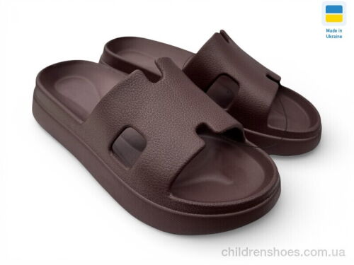 Шлепки Е145 шоколад Rai shoes / p. 37-40 / 8пар