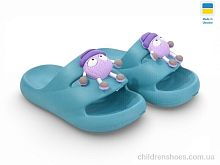 Шлепки 335 бірюза Rai shoes / p. 24-31 / 8пар