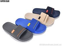 Шлепки детские No brand 7792 mix Шлепки 7792 mix Super Gear / p. 36-41 / 12пар