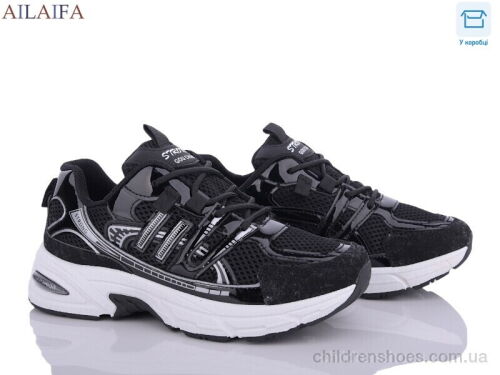 Кроссовки V616 black Ailaifa / p. 36-41 / 8пар