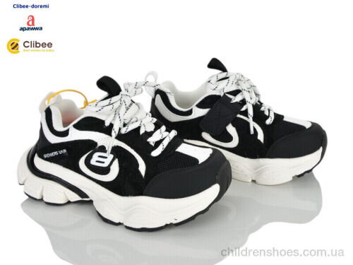 Кроссовки AS232608-1 black Clibee-Doremi / p. 31-37 / 7пар
