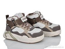 Кроссовки ABQ1982P-1 beige-coffee Clibee-ShoSho / p. 26-31 / 6пар