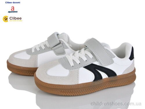 Кроссовки EC679 grey-black Clibee-Doremi / p. 31-36 / 6пар