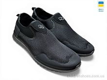 Слипоны 29-03 чорний Rai shoes / p. 41-45 / 6пар
