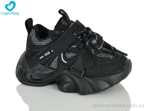 Кроссовки 6843-3 чорний Comfort-baby / p. 21-25 / 7пар