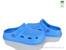 Кроксы Сабо08 синій Rai shoes / p. 36-41 / 6пар