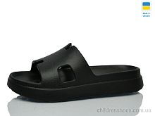 Шлепки N145 чорний Lot Shoes / p. 37-40 / 8пар