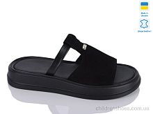 Шлепки 741 чорний з. Sali / p. 36-40 / 6пар