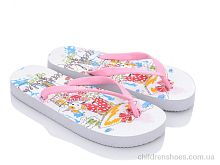 Шлепки Турция розово-белый Soylu / p. 30-35 / 6пар