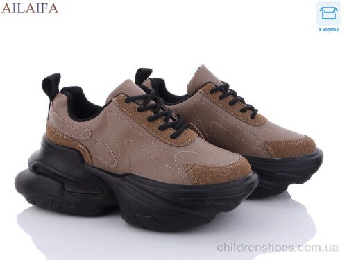Кроссовки 8202 khaki Ailaifa / p. 36-41 / 6пар