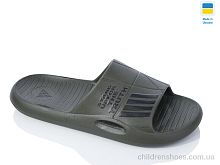 Шлепки L141 khaki Inblue / p. 40-45 / 8пар
