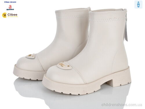 Ботинки ABC101C beige єврозима Clibee-Doremi / p. 31-36 / 8пар