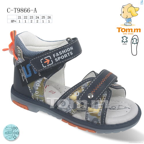 Сандалии C-T9866-A TOM.M / p. 21-26 / 8пар