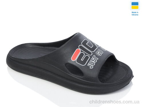 Шлепки N80 чорний Lot Shoes / p. 36-41 / 6пар