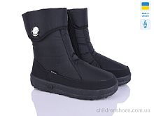 Дутики 702-3 чорний Favorit / p. 36-41 / 6пар