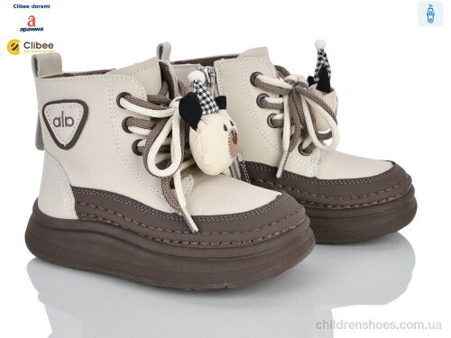 Ботинки K934910 beige фліс Clibee-Doremi / p. 27-31 / 5пар