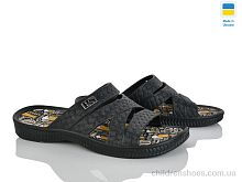 Шлепки E229 чорний Rai shoes / p. 41-46 / 8пар