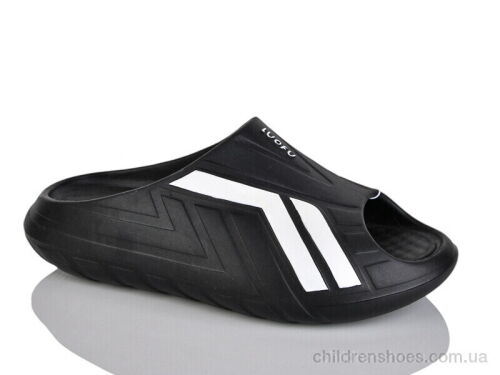 Шлепки 24-139 чорний Slippers / p. 40-45 / 6пар