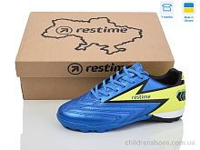 Футбольная обувь Restime DW024127-1 royal-lime Футбольная обувь DW024127-1 royal-lime Restime / p. 36-40 / 8пар