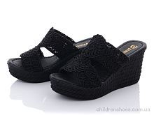 Шлепки 15001 black Violeta / p. 36-40 / 8пар