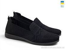 Мокасины SK722 чорний Rai shoes / p. 36-41 / 10пар