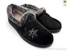 Тапки 2202 чорний Rai shoes / p. 37-42 / 12пар