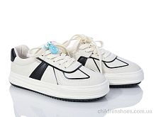 Кроссовки G40(Z1889) beige-black Violeta / p. 32-37 / 5пар