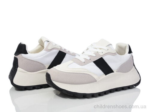 Кроссовки 20-1050 white-black Violeta / p. 36-41 / 8пар
