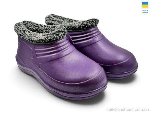 Галоши Д1 фіолетовий Rai shoes / p. 25-36 / 8пар