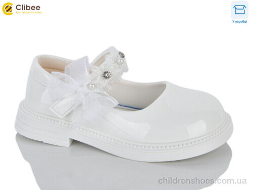 Туфли DB812 white Clibee-Apawwa / p. 26-30 / 6пар