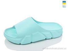 Шлепки ППЖ11 бірюза Inblue / p. 30-37 / 8пар