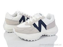 Кроссовки HD45(136-32) white-blue-2 Violeta / p. 36-41 / 8пар