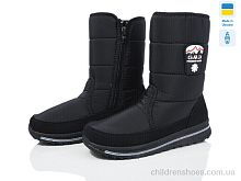 Дутики D7113 чорний 2025-old DeMur / p. 37-42 / 6пар