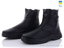 Ботинки Yulius К7 черный Lvovbaza / p. 40-45 / 8пар