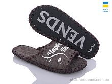 Тапки 220W коричневий Active / p. 36-41 / 9пар